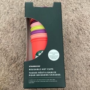 Starbucks coloring change lid reusable hot cups